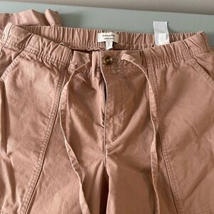 Banana Republic pants, Tapered Mid-Rise fit, NWOT size large women’s dusty rose